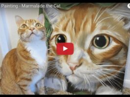 Marmalade speed painting