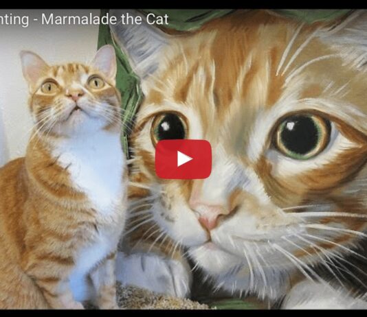 Marmalade speed painting