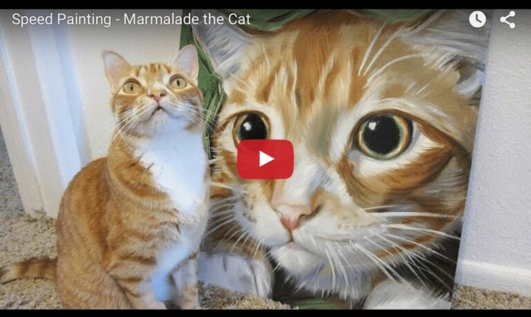 Marmalade speed painting