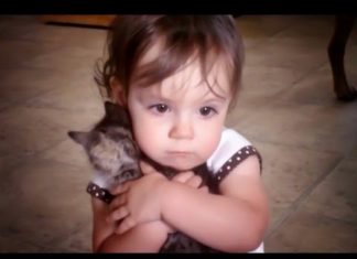 Olivia e il suo gattino