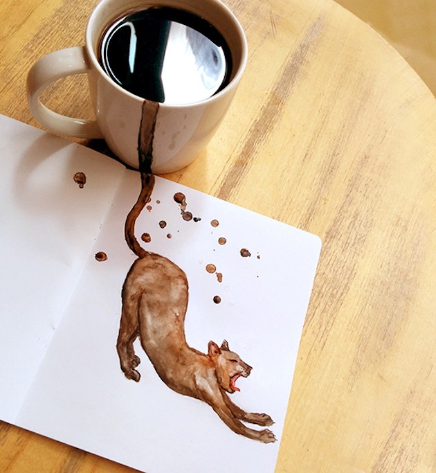 Coffee cats by Elena Efremova