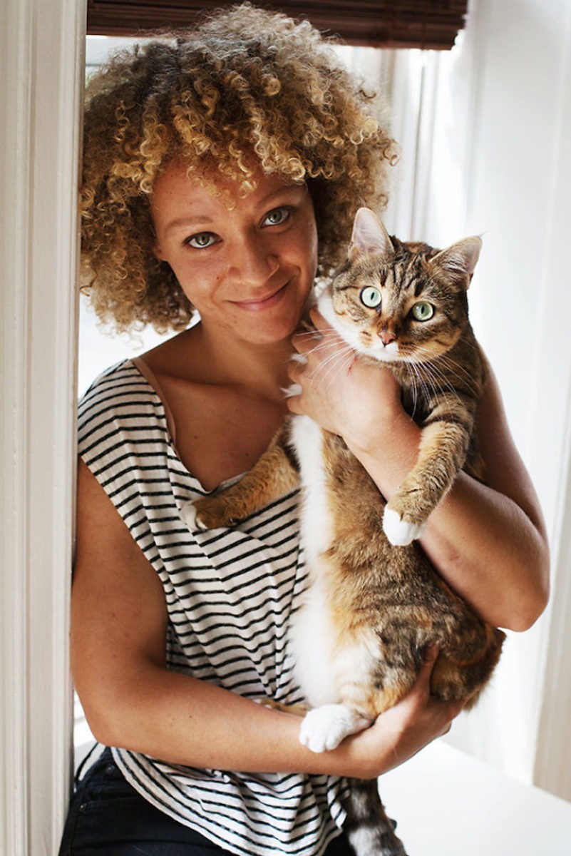 Girls with their cats by Brianne Willis