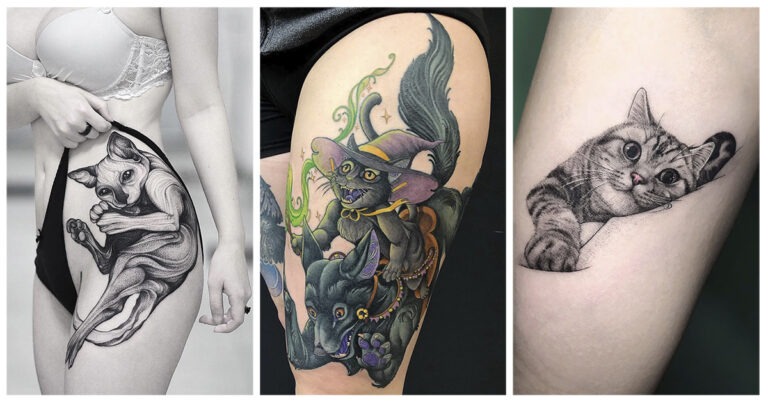 I 40 Tatuaggi di Gatti più belli e incredibili di sempre