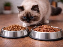 Alimentazione mista nel gatto