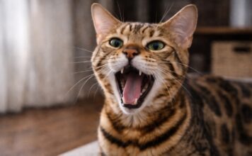 Alito cattivo nel gatto: quando è solo igiene e quando no Alito cattivo nel gatto