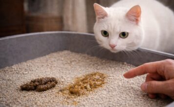 Cambiamenti nelle feci del gatto