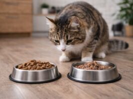 Cambio di alimentazione nel gatto