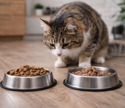 Cambio di alimentazione nel gatto
