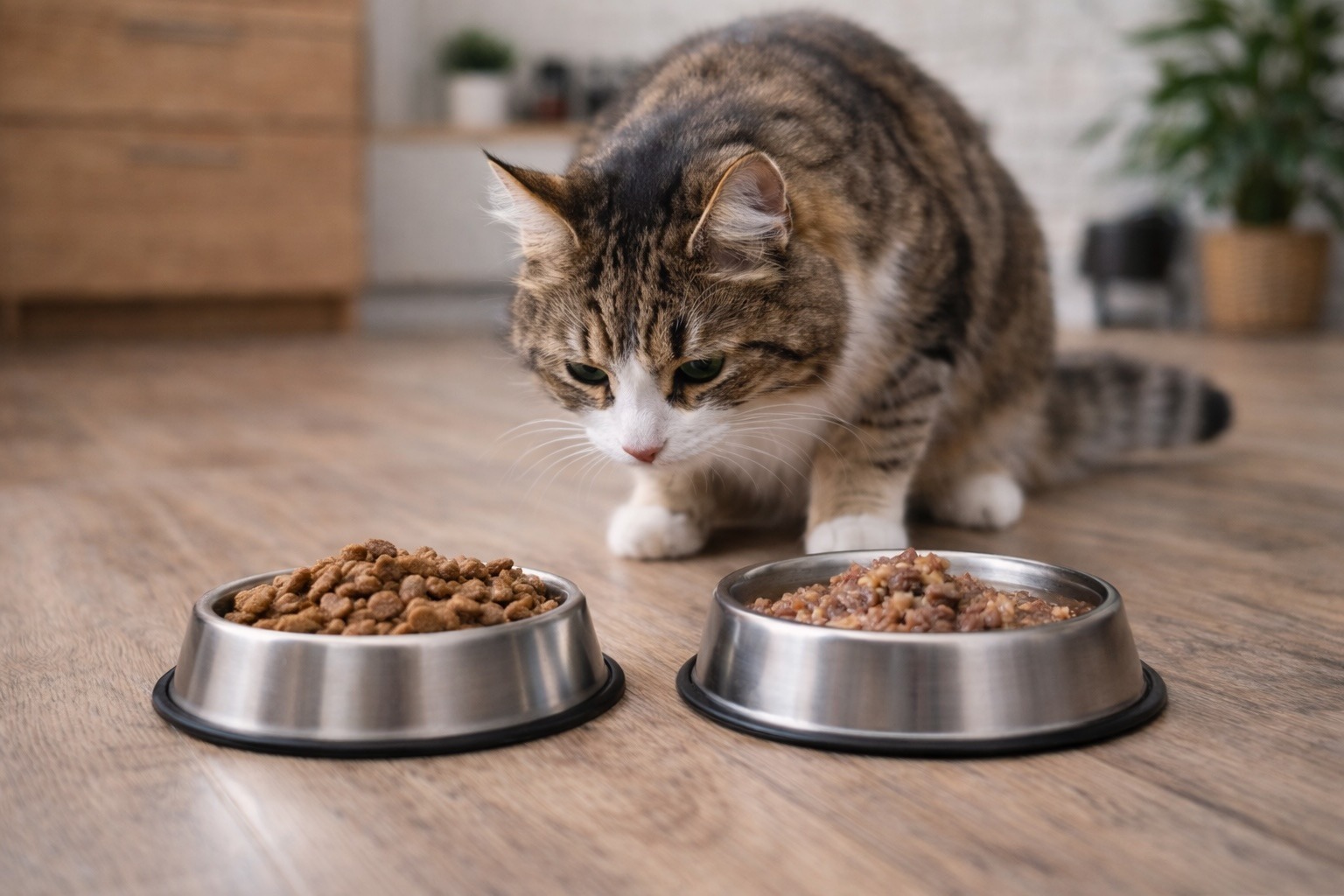 Cambio di alimentazione nel gatto Cambio di alimentazione nel gatto