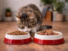 Crocchette o umido per il gatto