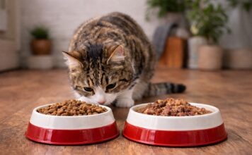 Crocchette o umido per il gatto: differenze reali Crocchette o umido per il gatto