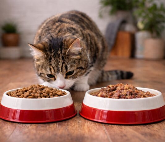Crocchette o umido per il gatto