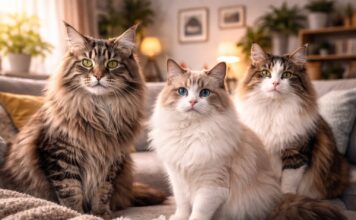 Gatti di taglia grande: fascino, presenza e qualche verità scomoda Gatti di taglia grande