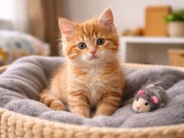 Gattino appena arrivato