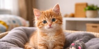 Gattino appena arrivato