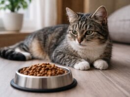 Gatto che smette di mangiare