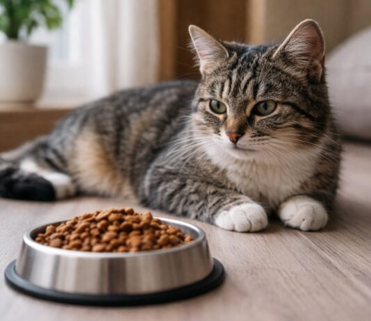 Gatto che smette di mangiare