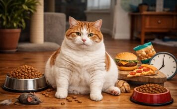 Gatto in sovrappeso: cause alimentari comuni Gatto in sovrappeso