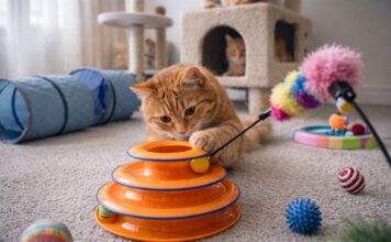 Giochi per gatti indoor: cosa serve davvero Giochi per gatti indoor
