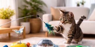 Giochi per gatti indoor: cosa serve davvero Giochi per gatti indoor