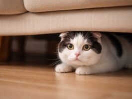 Il gatto si nasconde sempre: quando è paura e quando no Il gatto si nasconde sempre