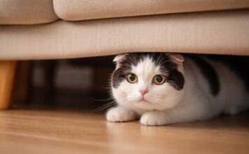 Il gatto si nasconde sempre: quando è paura e quando no Il gatto si nasconde sempre