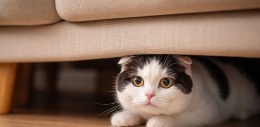 Il gatto si nasconde sempre: quando è paura e quando no Il gatto si nasconde sempre