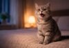 Miagolio notturno: perché il gatto ti sveglia Miagolio notturno