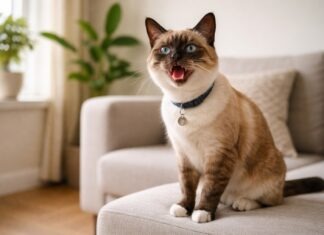 Perché il gatto miagola tanto: cause più frequenti Perché il gatto miagola tanto