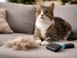 Perdita di pelo nel gatto