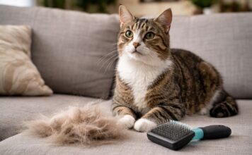 Perdita di pelo nel gatto: cosa è normale e cosa no Perdita di pelo nel gatto