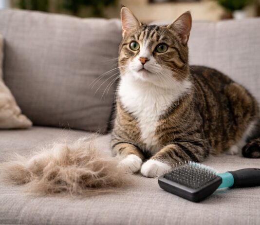 Perdita di pelo nel gatto