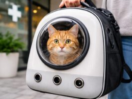 Portare il gatto dal veterinario
