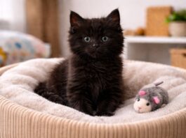 Prime settimane del gattino in casa