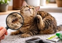 Pulci nel gatto: come riconoscerle anche se non le vedi Pulci nel gatto