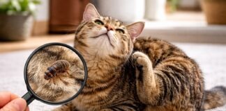 Pulci nel gatto: come riconoscerle anche se non le vedi Pulci nel gatto