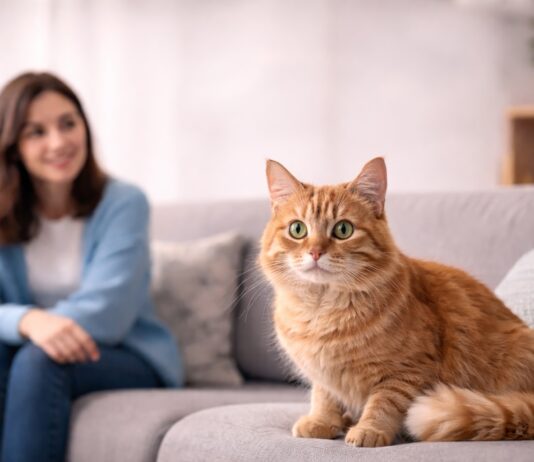 gatto cambia comportamento