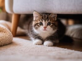 primi giorni del gatto in casa