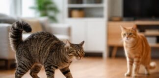 Aggressività reindirizzata nel gatto
