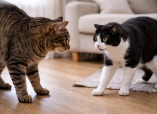 Aggressività verso altri gatti in casa: da dove nasce davvero Aggressività verso altri gatti