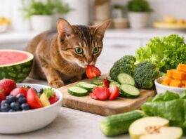 Frutta e verdura per gatti