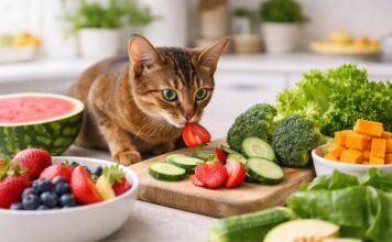 Frutta e verdura per gatti: quali sono sicure e quali evitare Frutta e verdura per gatti