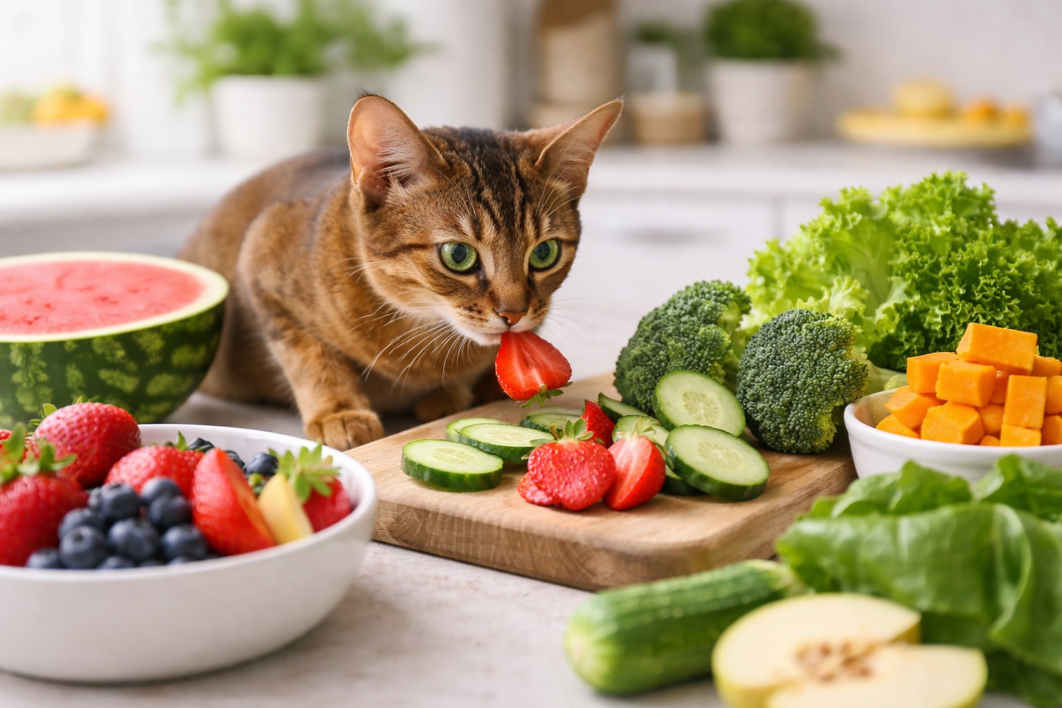 Frutta e verdura per gatti Frutta e verdura per gatti