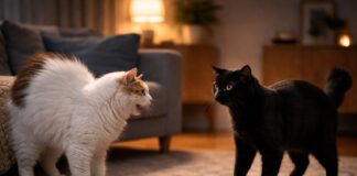Gatti che litigano di notte: perché succede Gatti che litigano di notte