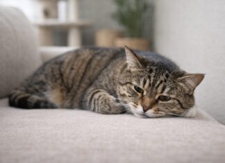 Gatto apatico o “spento”: possibile stress cronico Gatto apatico o “spento”