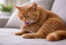 Gatto che si lecca in modo ossessivo: stress o altro? Gatto che si lecca in modo ossessivo