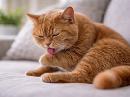 Gatto che si lecca in modo ossessivo: stress o altro? Gatto che si lecca in modo ossessivo