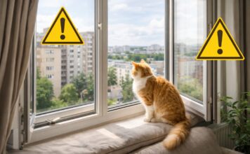 Gatto in appartamento e finestre aperte: cosa valutare Gatto in appartamento e finestre aperte