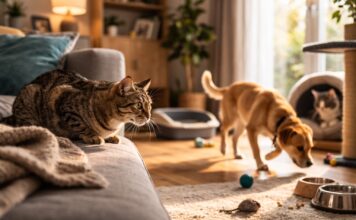 Gatto stressato dopo l’arrivo di un altro animale Gatto stressato dopo l’arrivo di un altro animale: segnali da riconoscere, cause e come aiutare il gatto ad adattarsi.