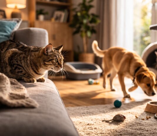 Gatto stressato dopo l’arrivo di un altro animale Gatto stressato dopo l’arrivo di un altro animale: segnali da riconoscere, cause e come aiutare il gatto ad adattarsi.